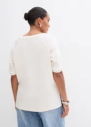 Maglia oversize in misto viscosa fluente, bonprix