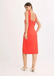 Abito dalla linea aderente con scollo all'americana, bonprix