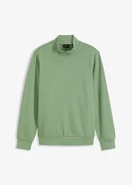 Felpa con colletto e zip, bonprix