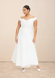 Abito da sposa con spalle scoperte e pizzo, bonprix