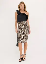 Blusa con volant, bonprix