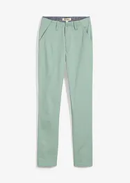 Pantaloni chino in cotone elasticizzato, slim fit, bonprix