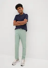 Pantaloni chino in cotone elasticizzato, slim fit, bonprix