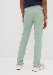 Pantaloni chino in cotone elasticizzato, slim fit, bonprix