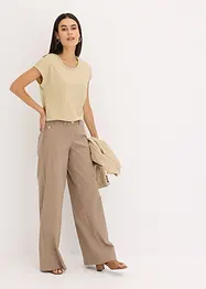 Maglia effetto lino, bonprix