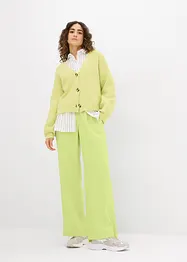 Pantaloni larghi in misto viscosa fluente, bonprix