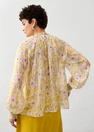 Tunica in misto seta con fantasia floreale, bonprix