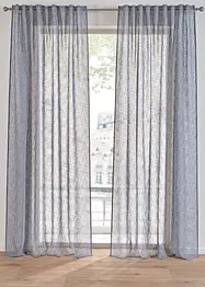 Tenda trasparente effetto lino (pacco da 1), bonprix