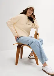 Felpa oversize in puro cotone biologico, bonprix
