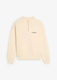 Felpa oversize in puro cotone biologico, bonprix