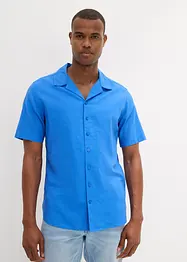 Camicia a maniche corte in misto lino, bonprix
