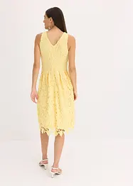 Abito in pizzo con inserto all'uncinetto, bonprix