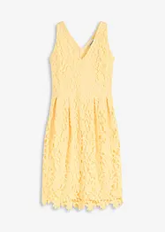 Abito in pizzo con inserto all'uncinetto, bonprix