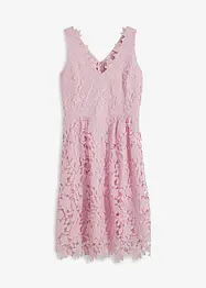 Abito in pizzo con inserto all'uncinetto, bonprix