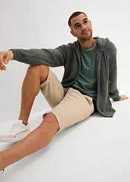 Bermuda con elastico in vita in puro cotone, regular fit, bonprix