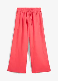 Pantaloni a palazzo in puro lino, bonprix