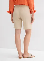 Bermuda in mussola con elastico in vita, bonprix