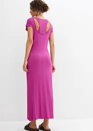 Abito di jersey in misto viscosa e elastan fluente, bonprix