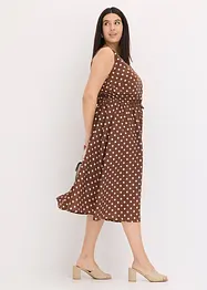Abito midi con laccetto da annodare, bonprix