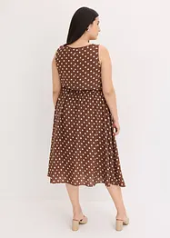 Abito midi con laccetto da annodare, bonprix