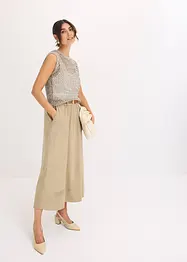 Top in filato a fettuccia, bonprix