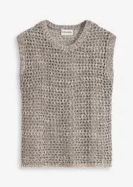 Top in filato a fettuccia, bonprix
