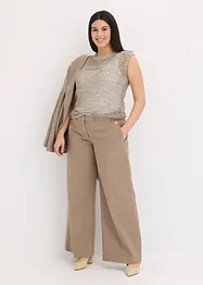 Top in filato a fettuccia, bonprix