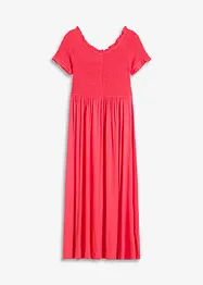 Abito midi con lavorazione a punto smock, bonprix