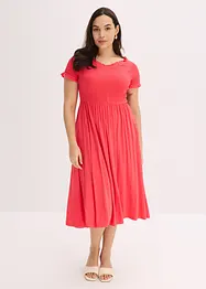 Abito midi con lavorazione a punto smock, bonprix