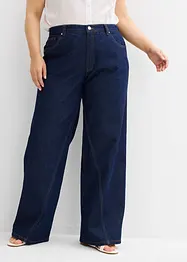 Jeans wide leg, vita alta, bonprix