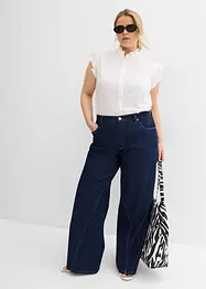 Jeans wide leg, vita alta, bonprix
