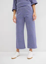 Pantaloni in jersey di cotone operato, bonprix