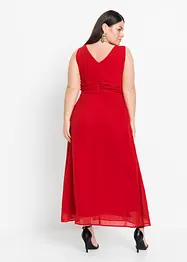 Abito in chiffon con arricciature, bonprix