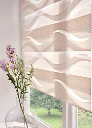Tenda a rullo doppia jacquard bicolore, bonprix