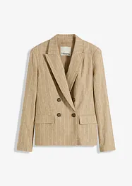 Blazer in misto lino, bonprix