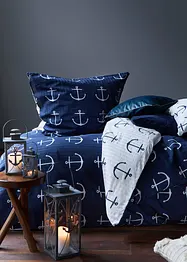 Biancheria da letto double-face con ancore, bonprix