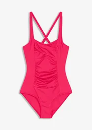 Costume intero in materiale lucido con effetto modellante medio, bonprix