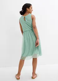 Abito midi con inserto in pizzo, bonprix