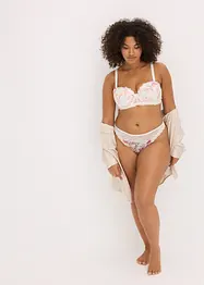 Reggiseno a balconcino con ricami stampati, bonprix