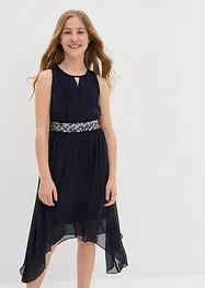 Abito in chiffon con paillettes, bonprix