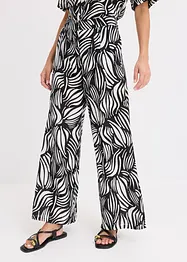 Pantaloni a palazzo con cinta comoda, bonprix