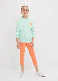 Leggings a pinocchietto in misto cotone biologico (pacco da 2), bonprix