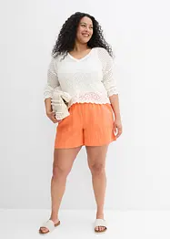 Shorts paper bag in misto lyocell fluente, bonprix