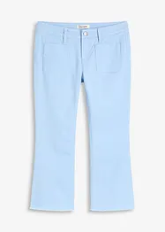 Pantaloni capri in cotone elasticizzato, bonprix