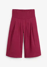 Pantaloni capri in mussola, bonprix