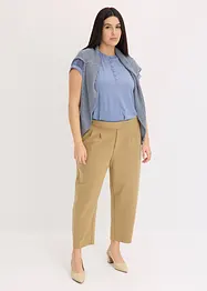 Pantaloni in jersey con pinces, bonprix