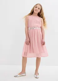 Abito in chiffon con paillettes, bonprix