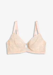 Reggiseno minimizer con ferretto e pizzo oglitterato bicolore, bonprix