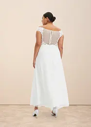 Abito da sposa con spalle scoperte e pizzo, bonprix