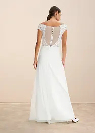 Abito da sposa con spalle scoperte e pizzo, bonprix
